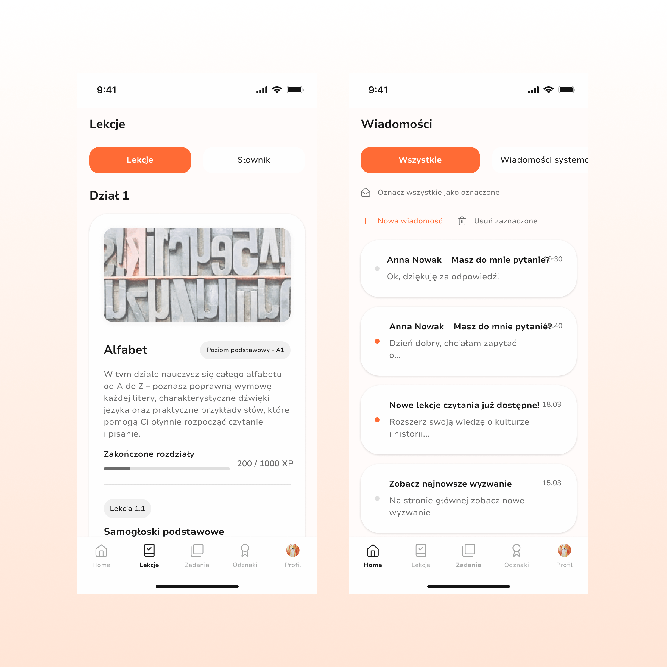 Schemat architektury informacji Mova