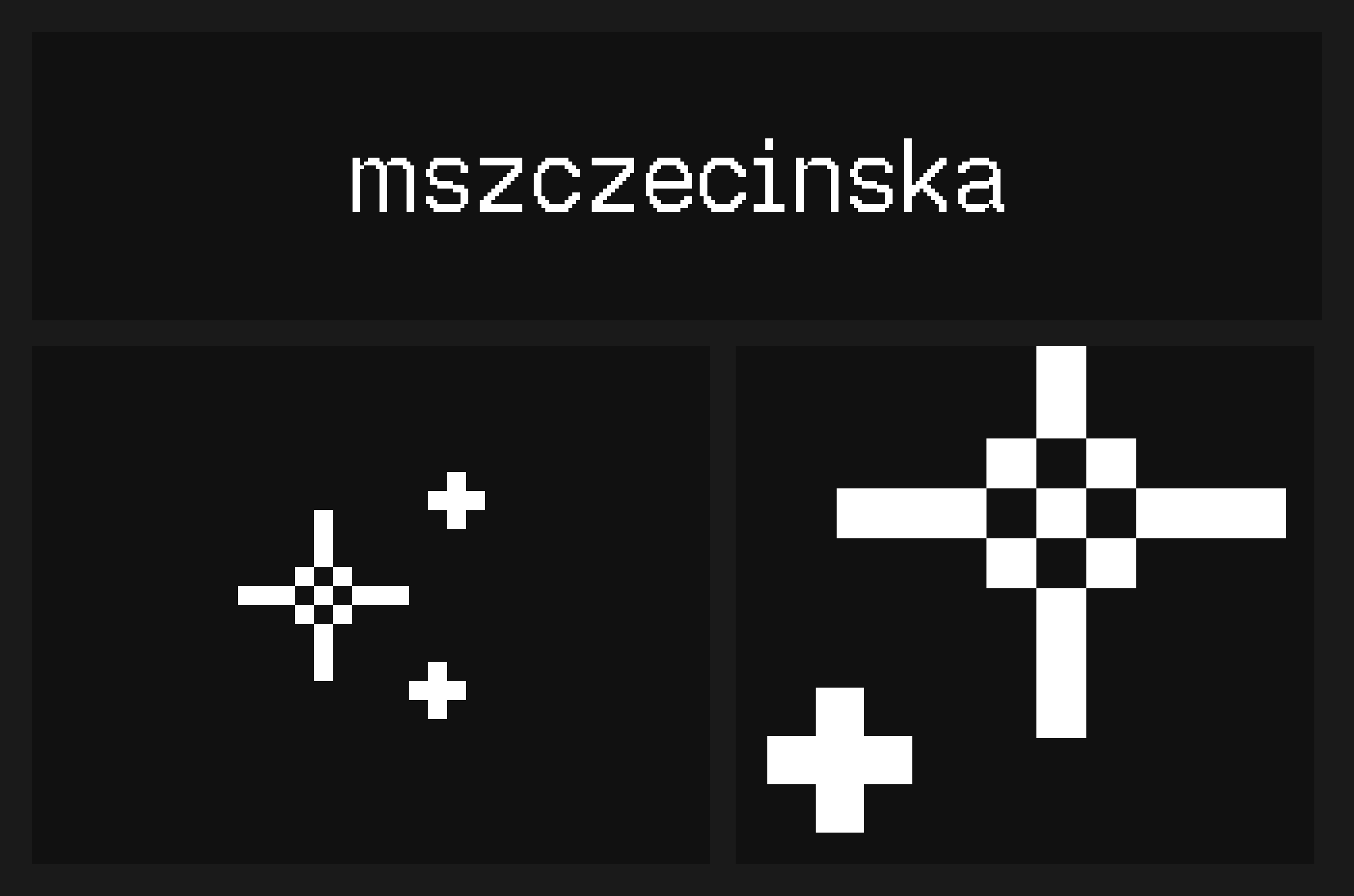 Logo i ikona portfolio - wersja ciemna